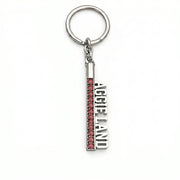 AggieLand Silver and Garnet Spirit Tag Keychain